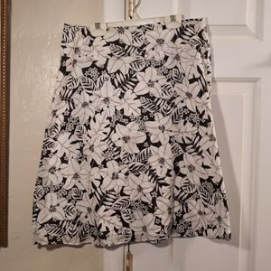 New York & Company Floral Print Skirt